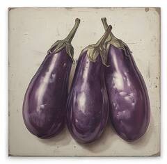 

Картина на холсте A.S. Création Aubergine цвет cremebeigeviolettgrün