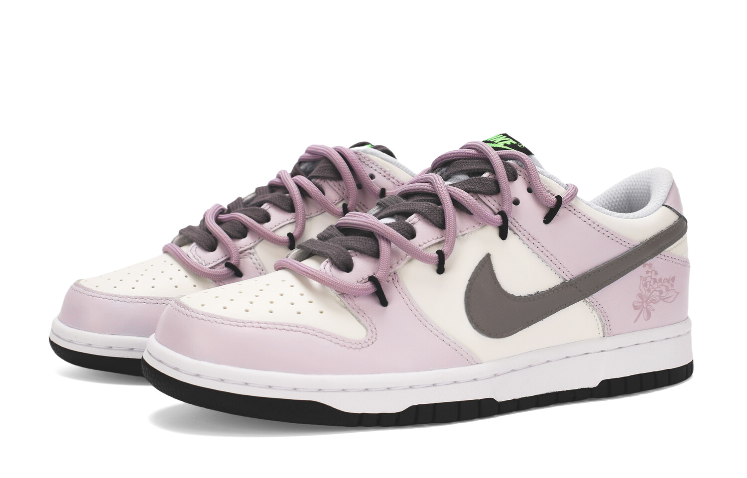Кроссовки Nike Dunk Skateboard Shoes Women's Low-Top Pink — фото 3