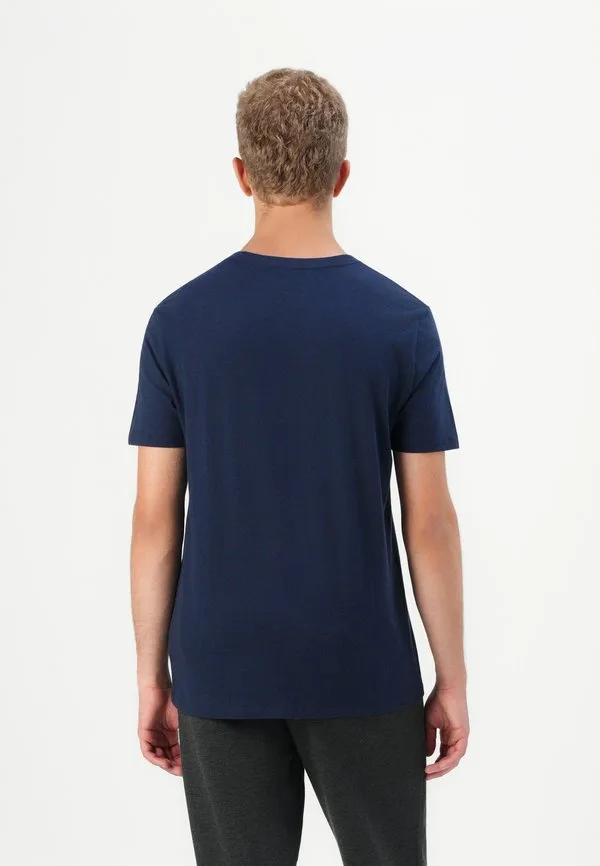Повседневная мягкая базовая футболка Gap, Tapestry Navy — фото 3
