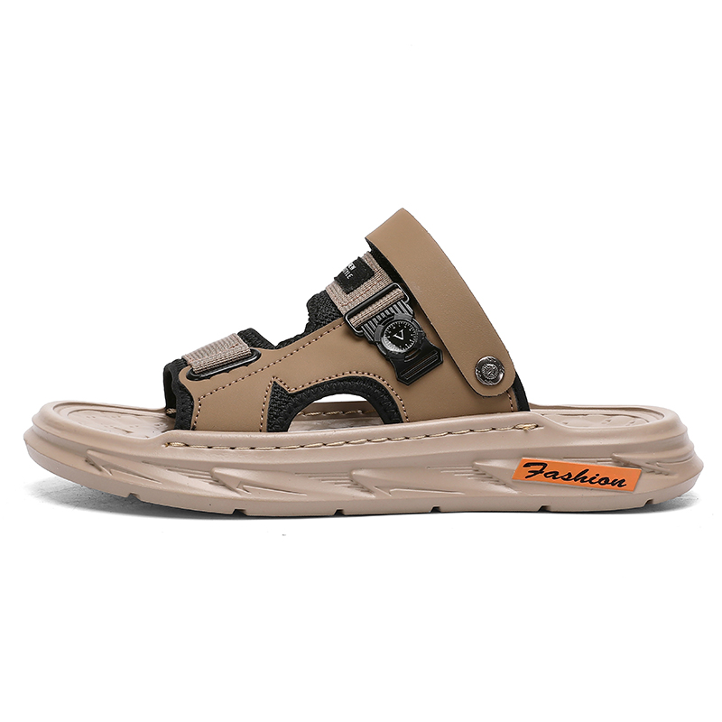 

Shiozawa Пляжные сандалии мужские черные серые хаки, цвет Khaki