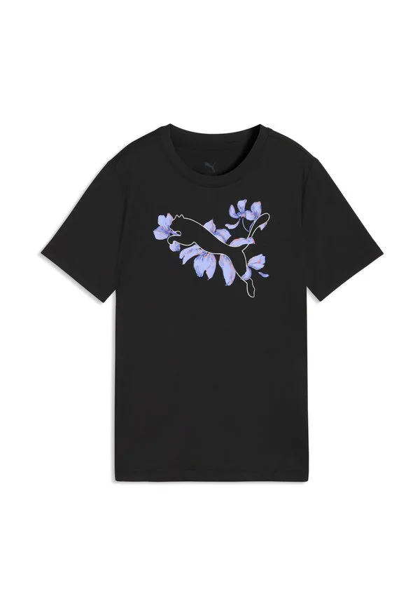 Футболка с графическим принтом и логотипом программы обучения essentials Puma, Black — фото 4