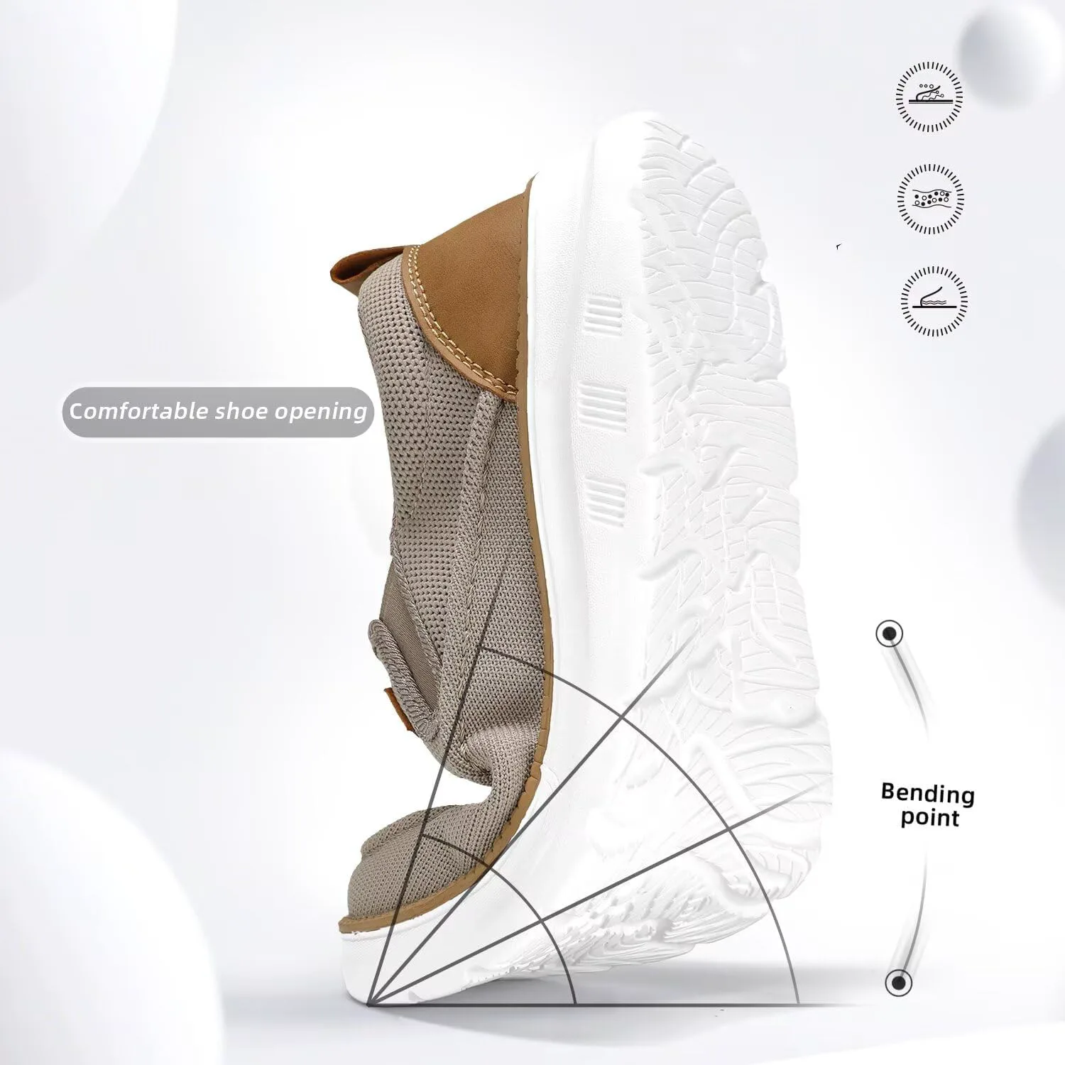 

Мужские повседневные слипоны, лодочные туфли-лоферы, модные прогулочные кроссовки для работы, легкие сетчатые оксфорды с мягкой подошвой Wrezatro, хаки