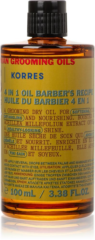 

Афинское масло для ухода за сухой бородой Korres, 100 мл