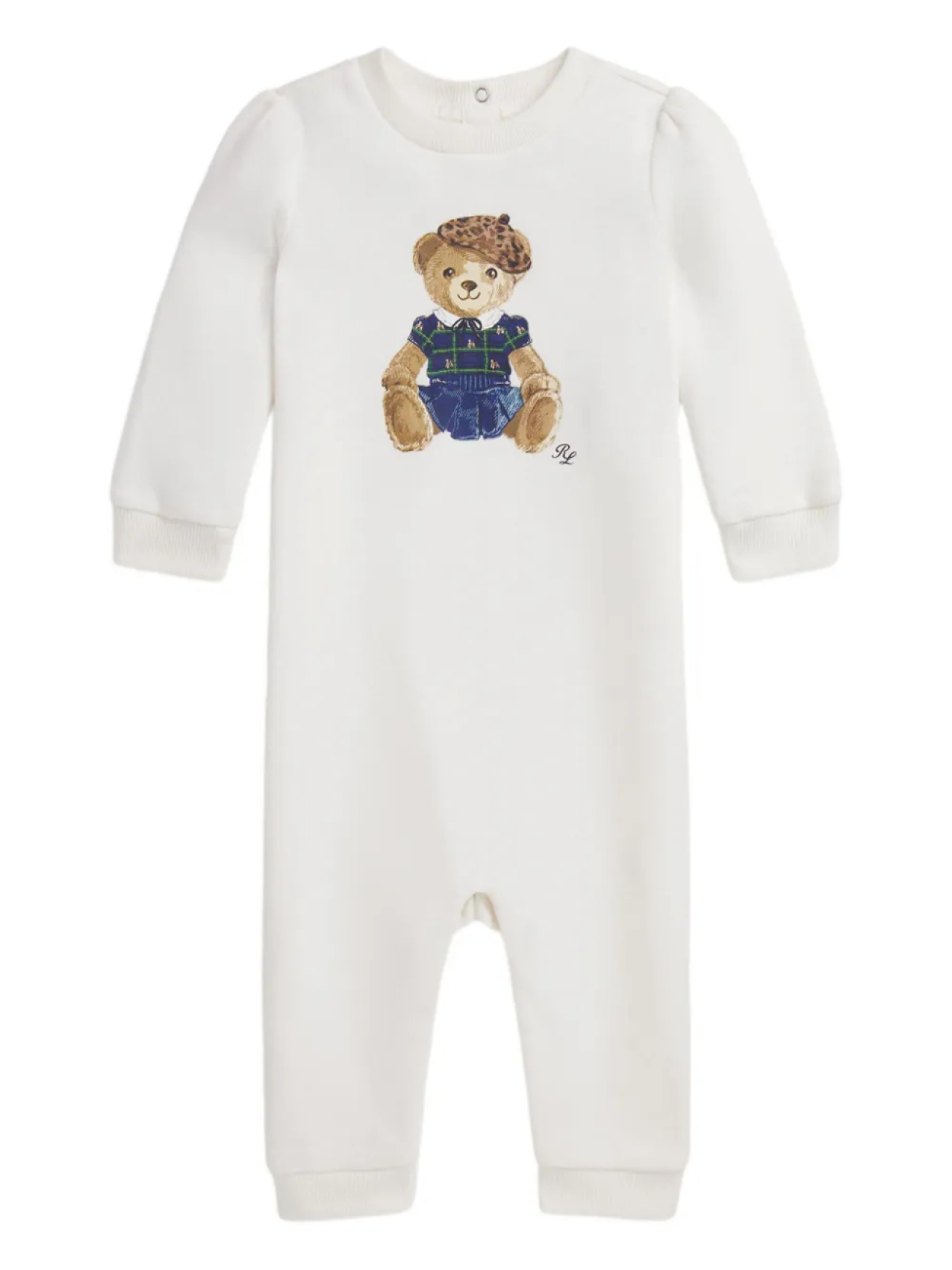

POLO RALPH LAUREN KIDS ромпер с принтом, белый