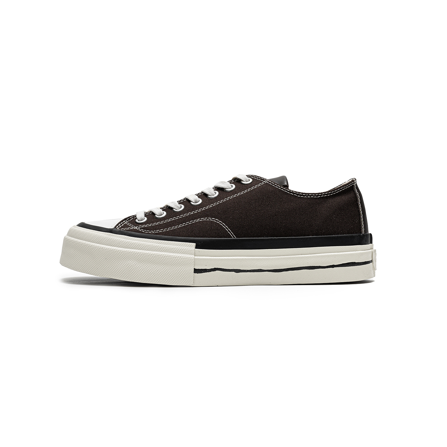 

T/C Туфли TC TCMADE 031 Low Top Canvas Unisex бело-красные - кофе, цвет Coffee