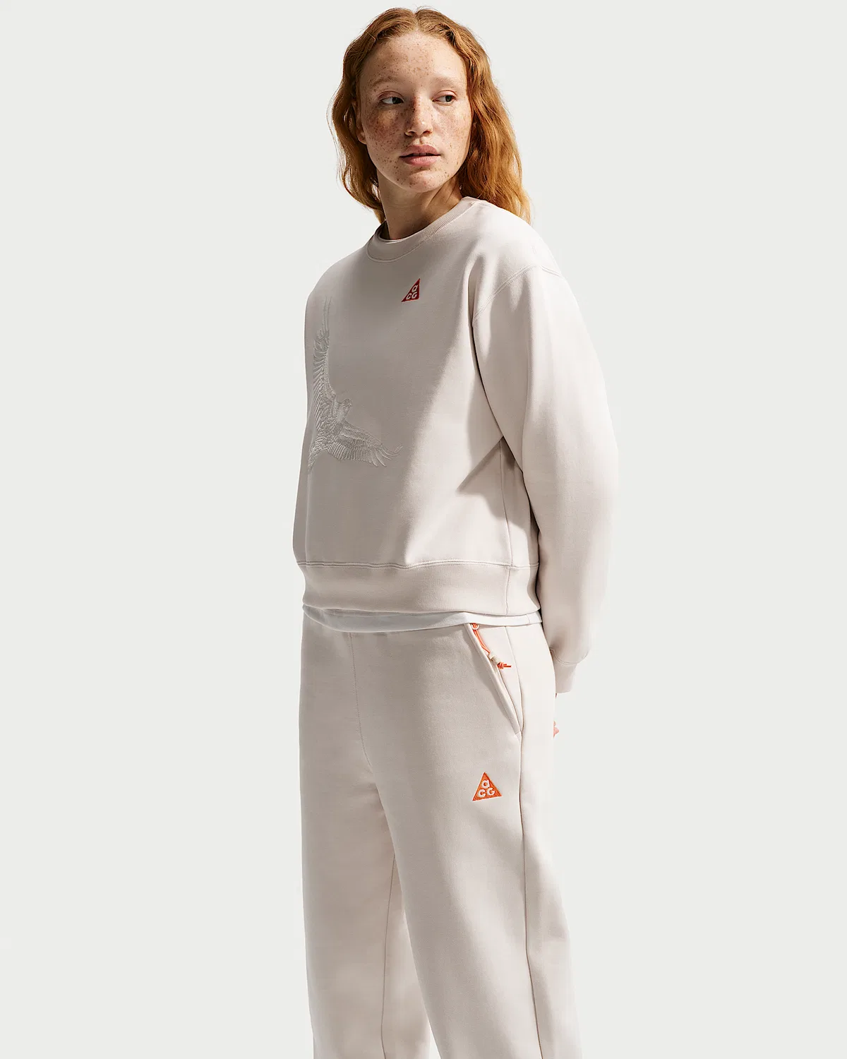 Женские штаны Nike ACG USA, Phantom/Safety Orange — фото 4