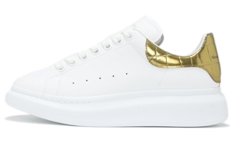 

Кроссовки Alexander McQueen Oversized Sneaker 'Gold Crocodile'