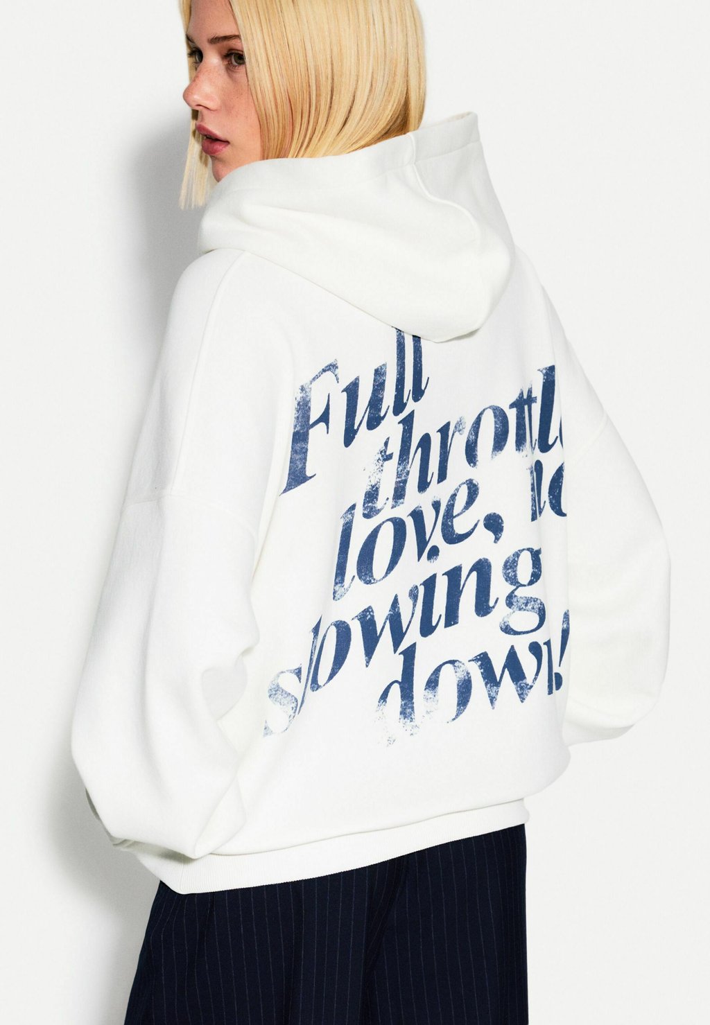 

Толстовка PRINTED Bershka, бежевый