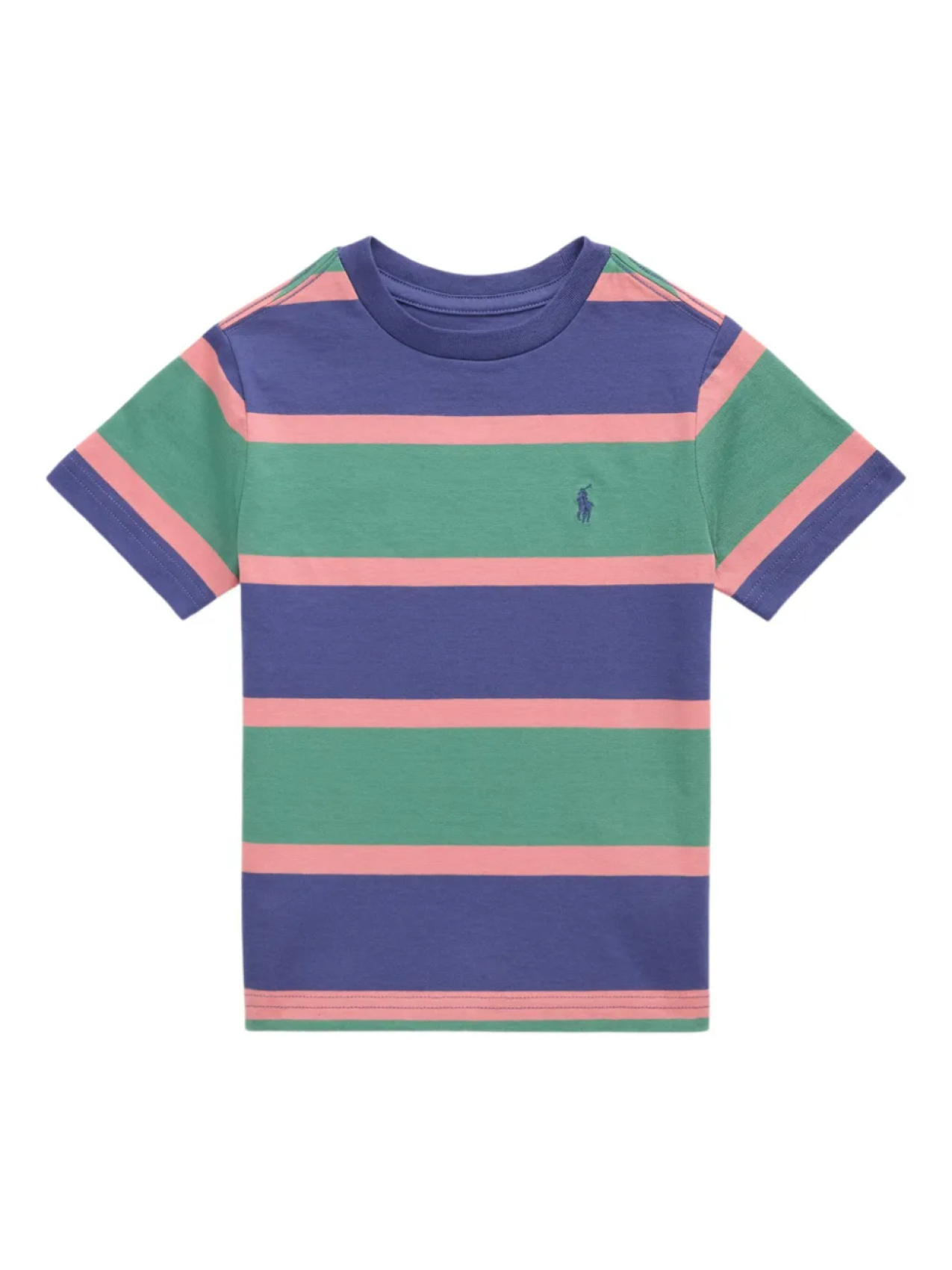 

POLO RALPH LAUREN KIDS футболка Polo в полоску, зеленый