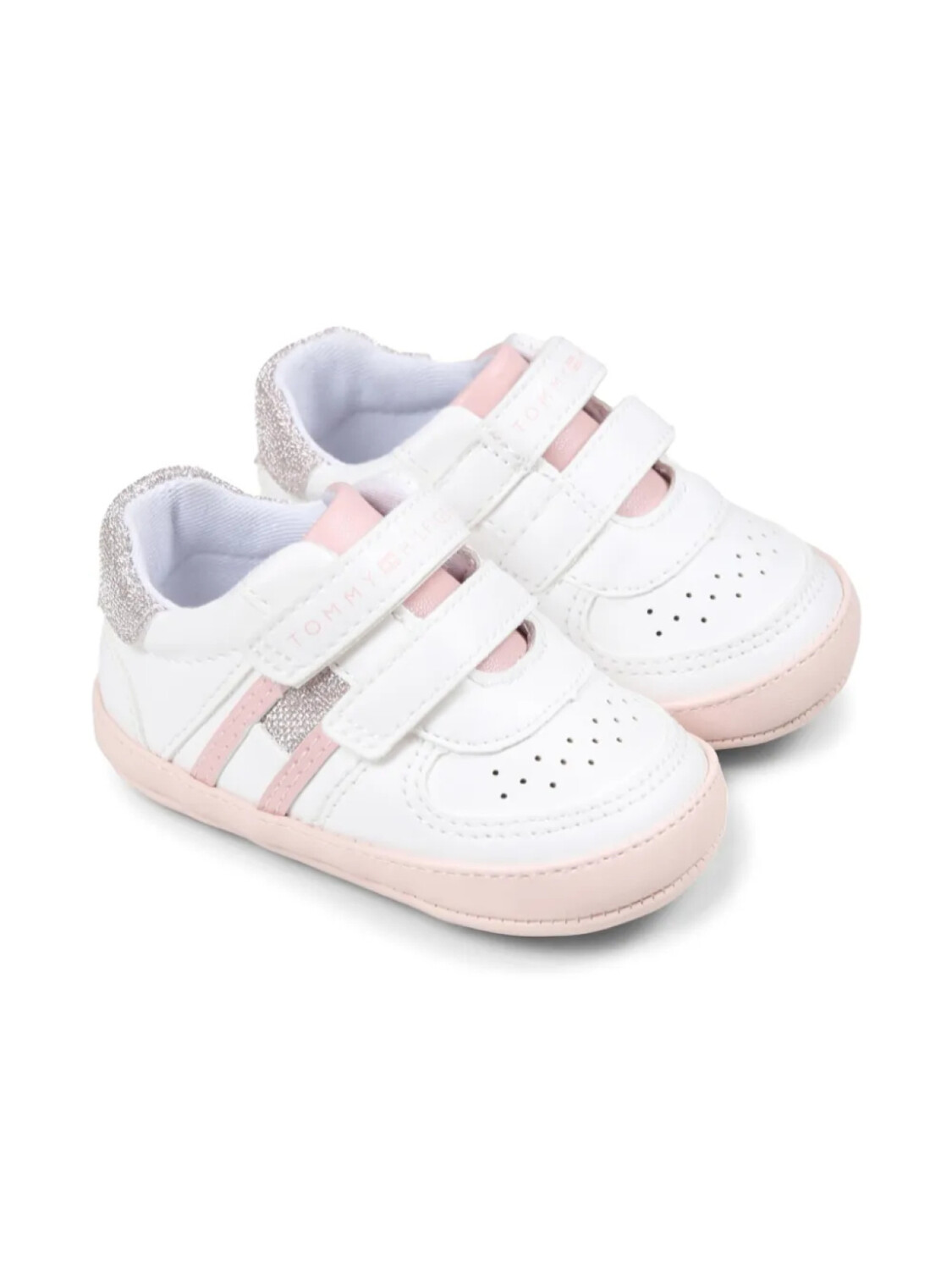 

Кроссовки Tommy Hilfiger Junior с ремешком на липучке, белый