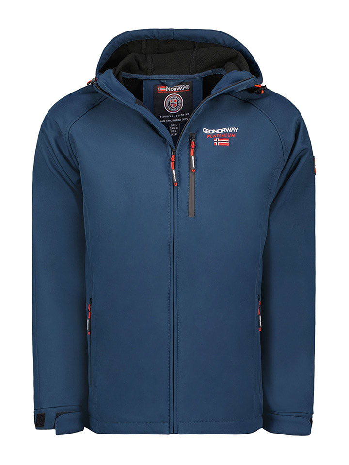 

Куртка софтшелл Geographical Norway, темно-синий