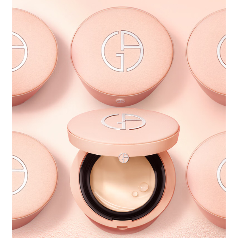 GIORGIO ARMANI AMANI Nude Pink Lambskin пудра для контроля жирного блеска и выравнивания тона кожи 15g — фото 4