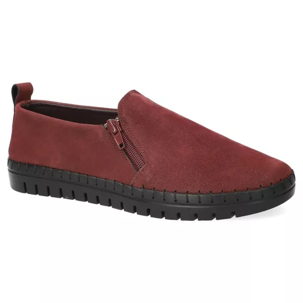 Астрю женские удобные балетки Easy Street, цвет burgundy matte