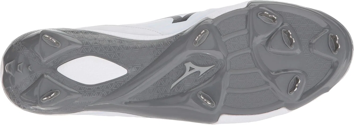 Мужские бейсбольные кроссовки Mizuno Epiq с металлическими нашивками, белый — фото 4