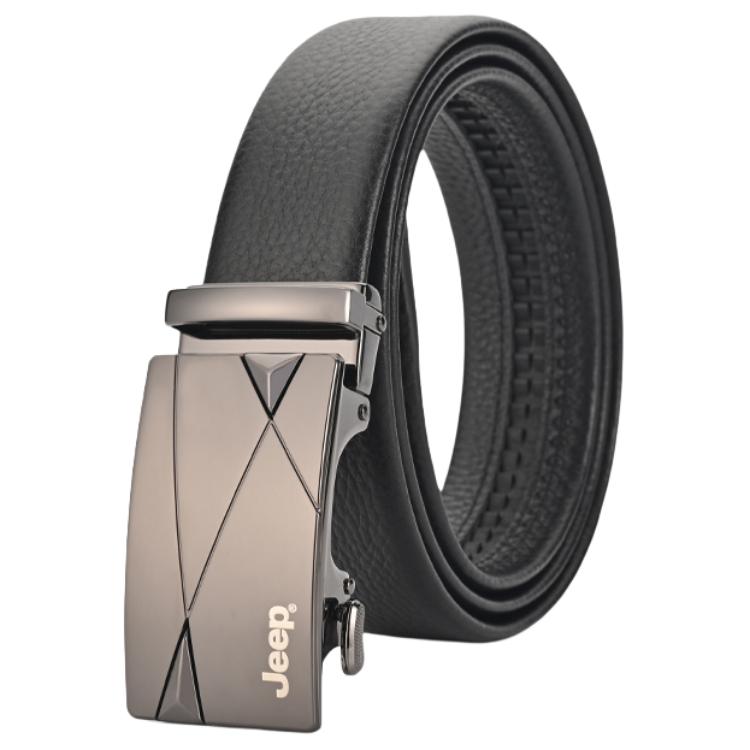 

Ремень мужской из коровьей кожи 355*42mm Jeep, черный