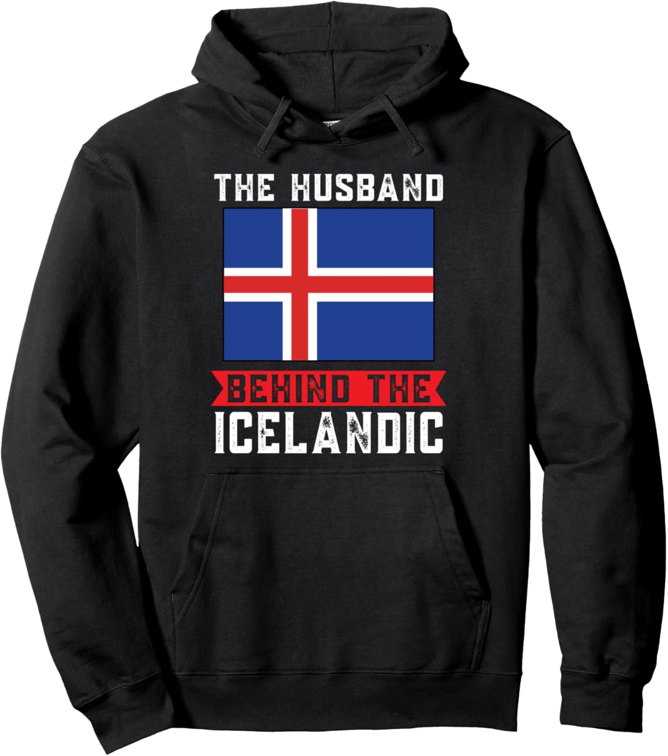 

Толстовка, муж, создавший толстовку Icelandic Iceland Icelandic Roots Icelandic Flag Gift Idea, черный