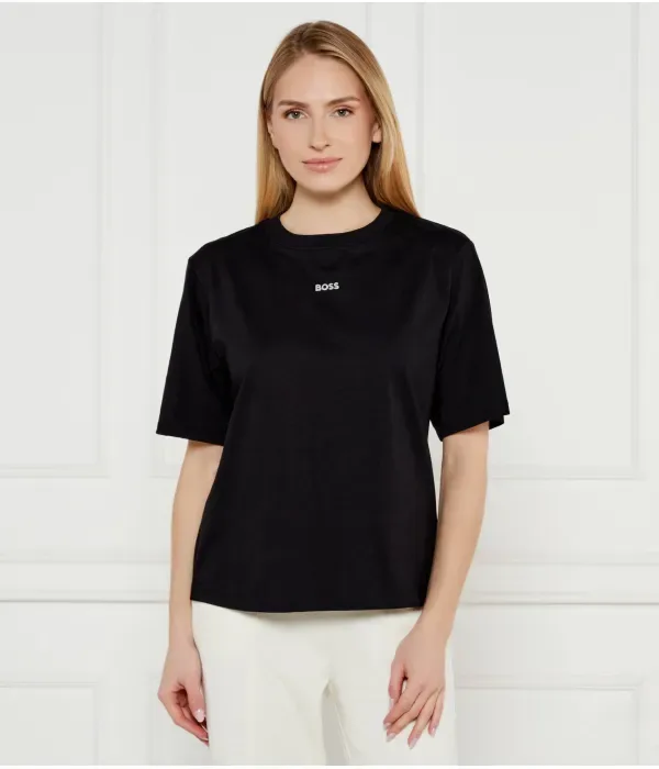 Футболка C_Enis loose fit Boss Orange, черный