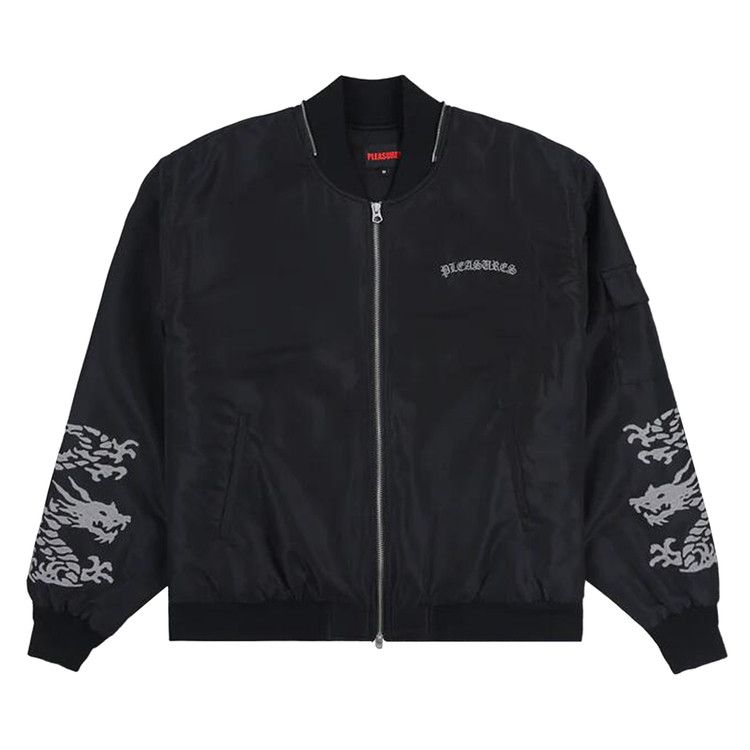 

Куртка Pleasures Dragon Bomber Jacket, Black