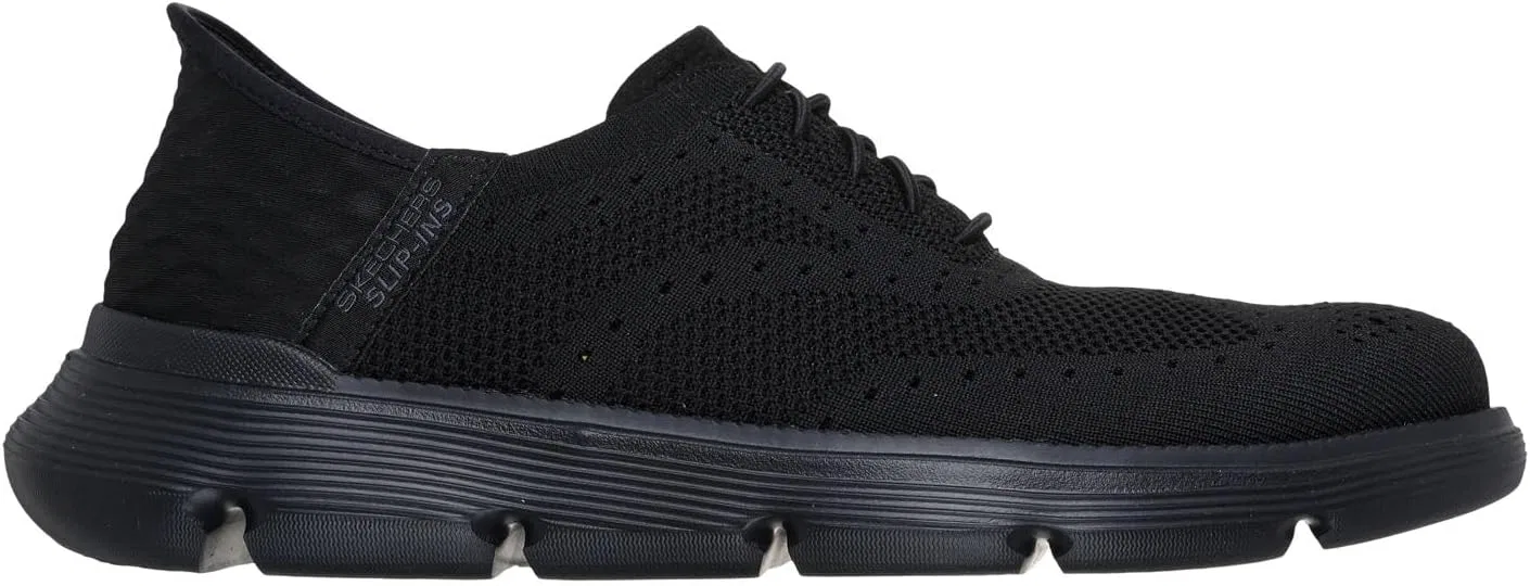 Кроссовки Skechers Herren Garza Palma Sneaker, Black — фото 4