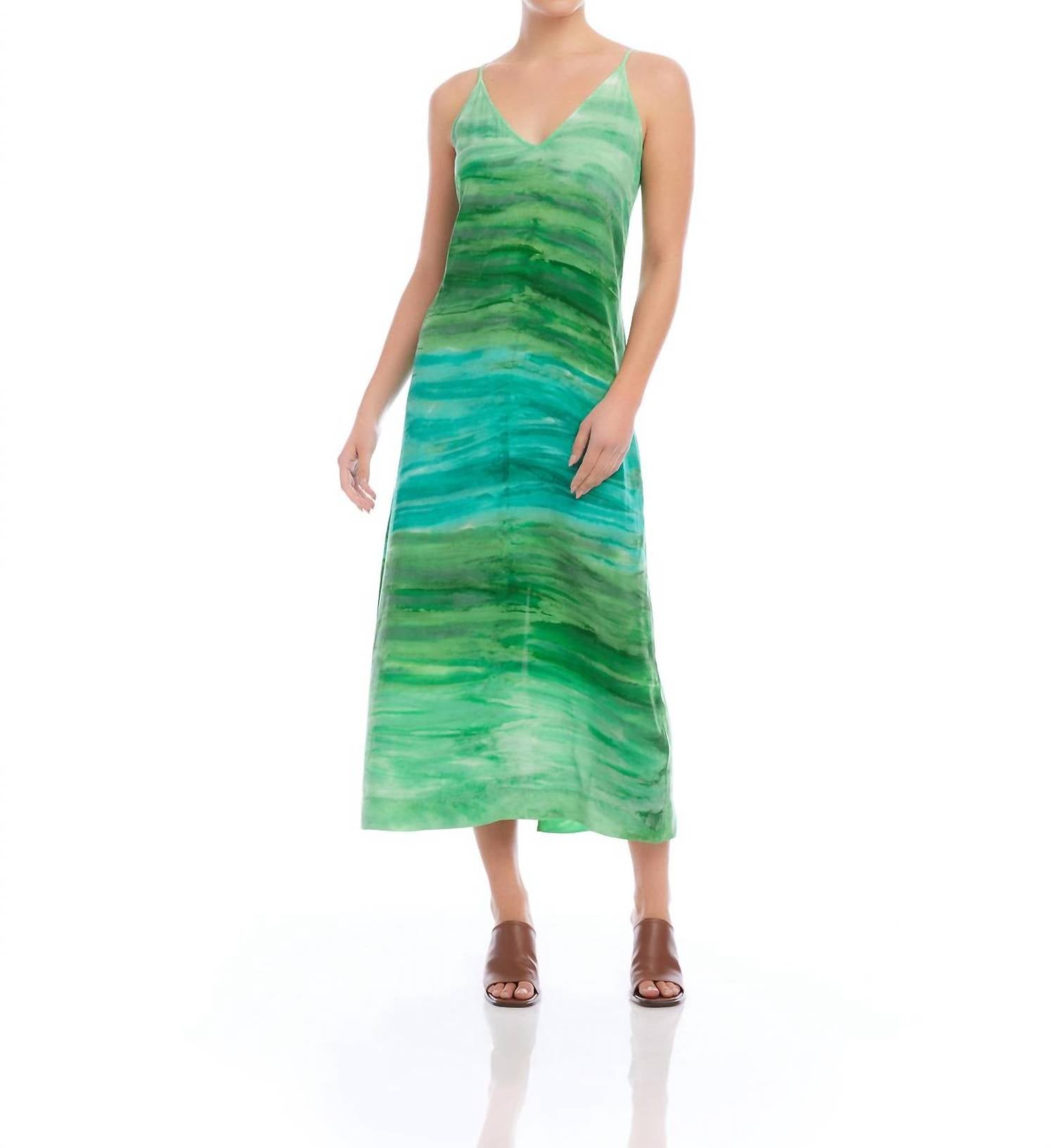 

Платье макси Jade в стиле тай-дай Fifteen Twenty, цвет tie dye