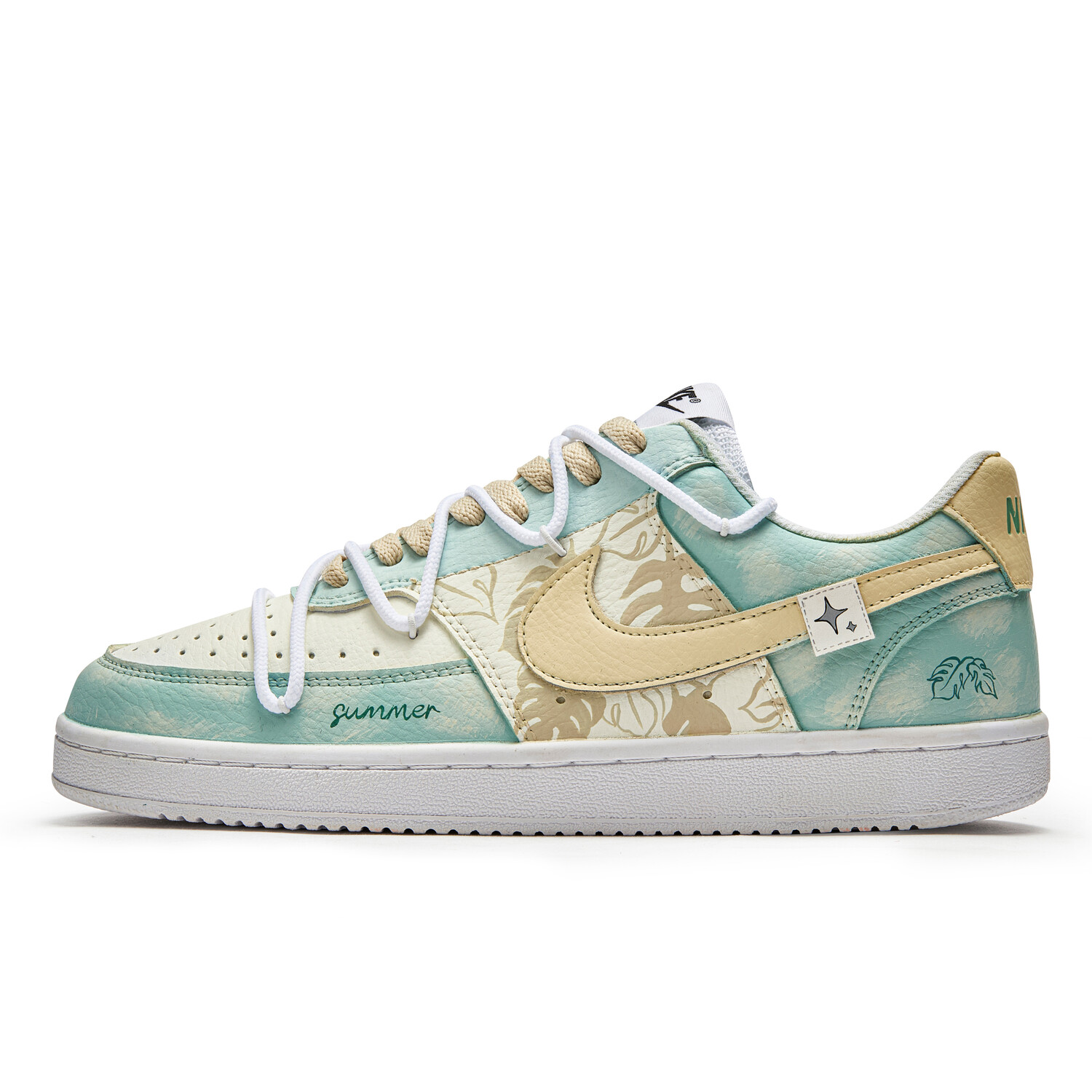 

Кроссовки Nike Court Vision 1 Skateboarding Shoes Men Low-top Cyan/green, бирюзовый, Зеленый, Кроссовки Nike Court Vision 1 Skateboarding Shoes Men Low-top Cyan/green, бирюзовый