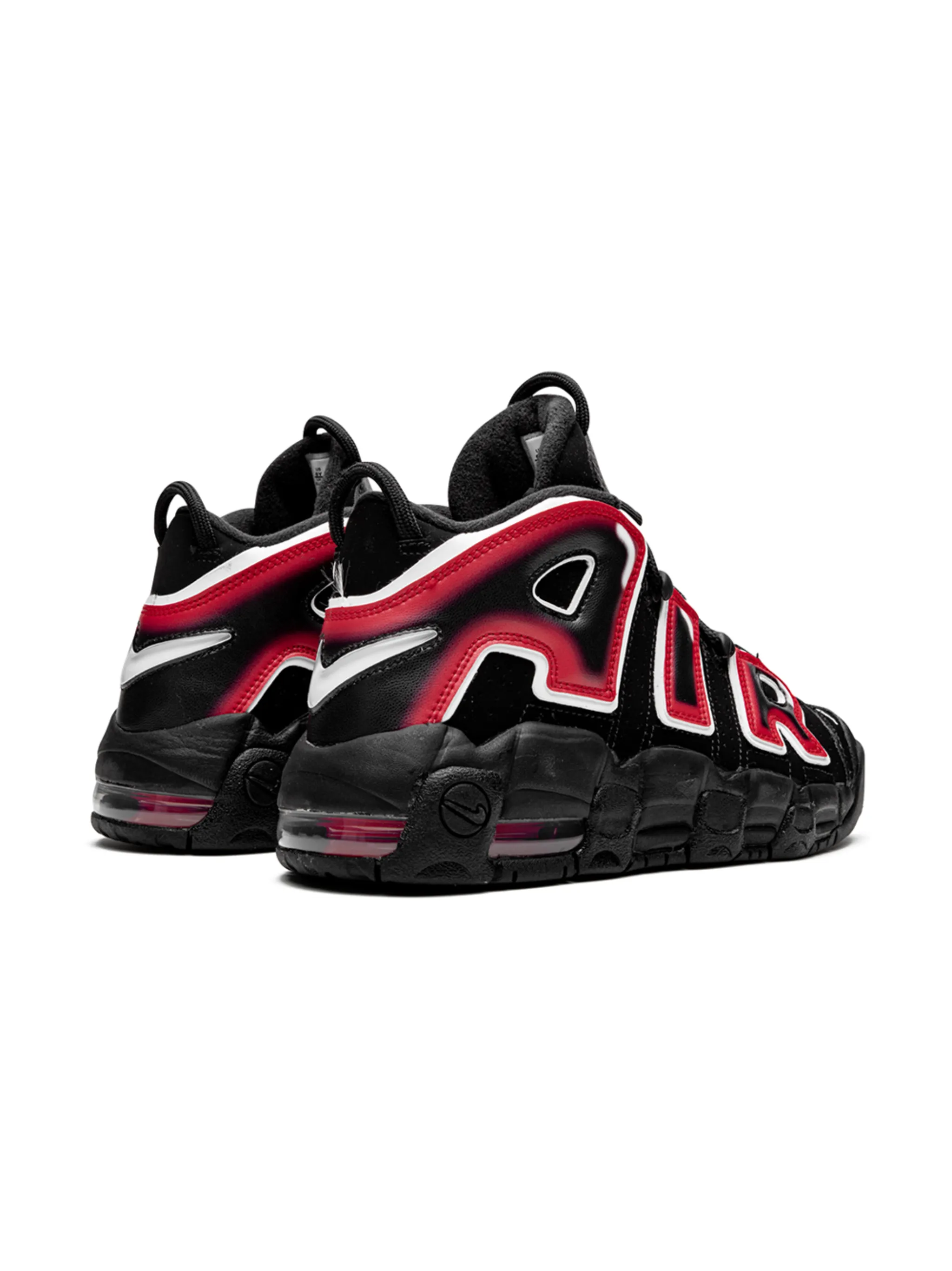 Кроссовки Air More Uptempo (GS) Nike Kids, черный — фото 3