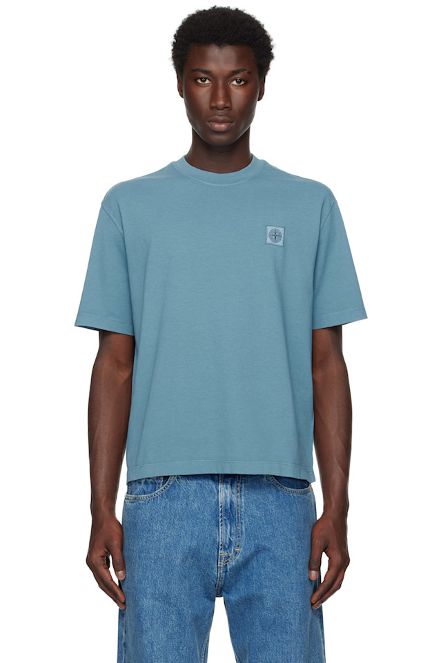 

2100237 футболка 'Fissato' из органического хлопка Stone Island, синий