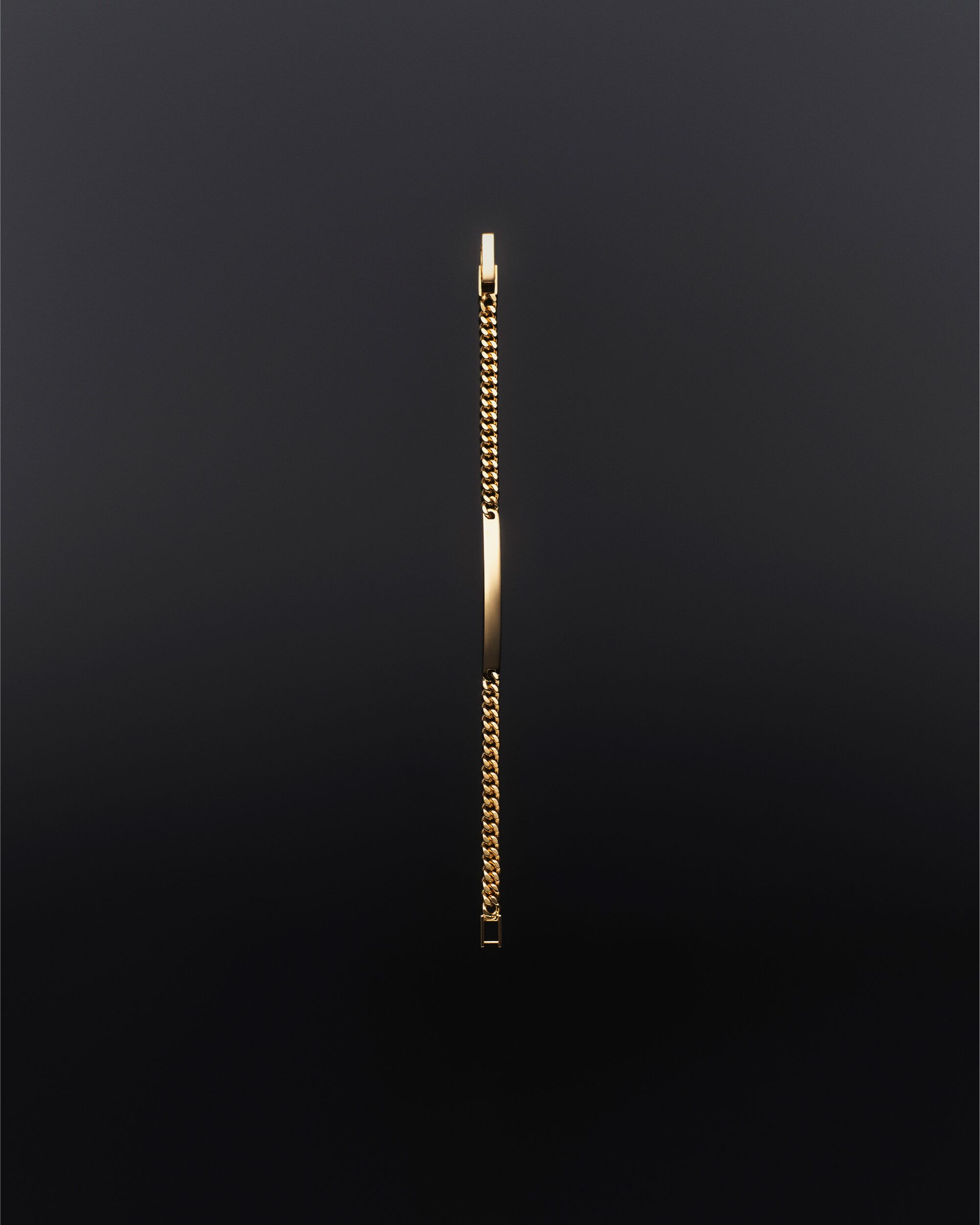 

Браслет-идентификатор из желтого золота 18 карат Saint Laurent