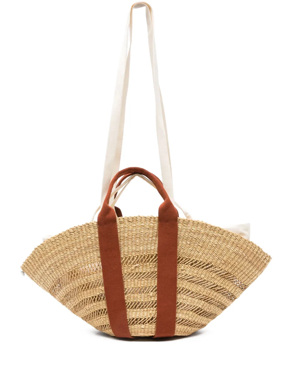 

Соломенная сумка на плечо Muun, нейтральный