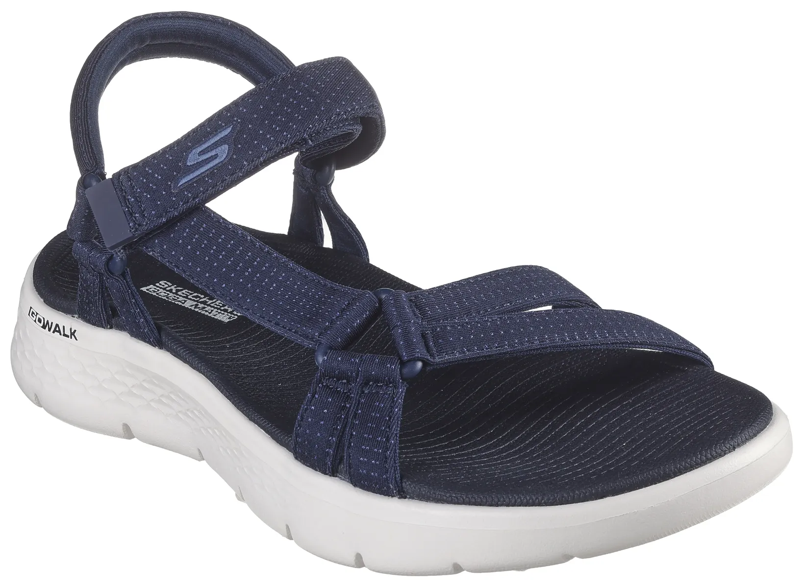 Сандалии Skechers "GO WALK FLEX SANDAL-SUBLIME-X", летняя обувь, сандалии, обувь на липучке, со стелькой Goga Mat, цвет морской волны