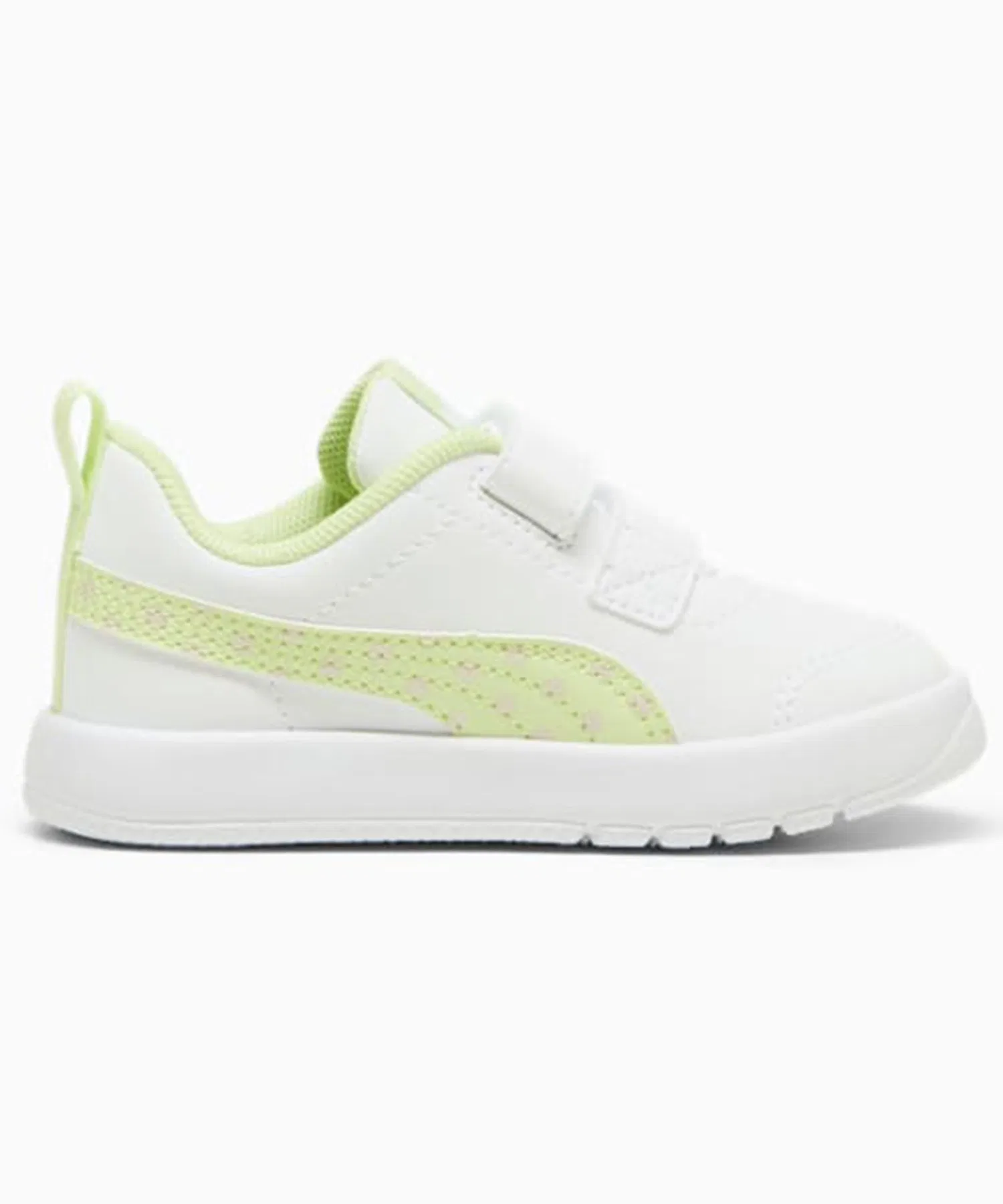 Детские кроссовки PUMA Courtflex V3 DOTTY V для малышей бело-розовые — фото 3