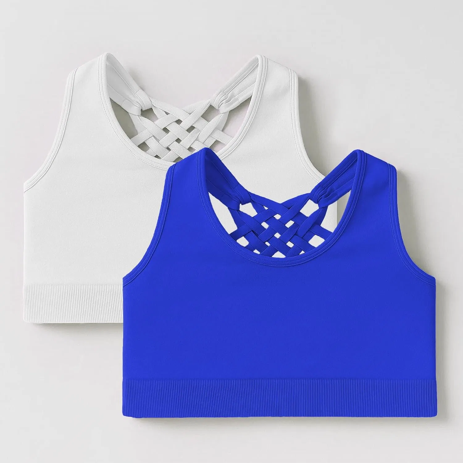 Спортивный топ Kurve на бретелях, комплект White/Cobalt — фото 2