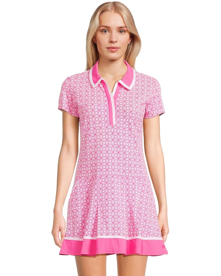 

Платье Lilly Pulitzer Jessamy Dress Upf 50+, цвет Passion Fruit Pink X Resort White Butterfly Pattern