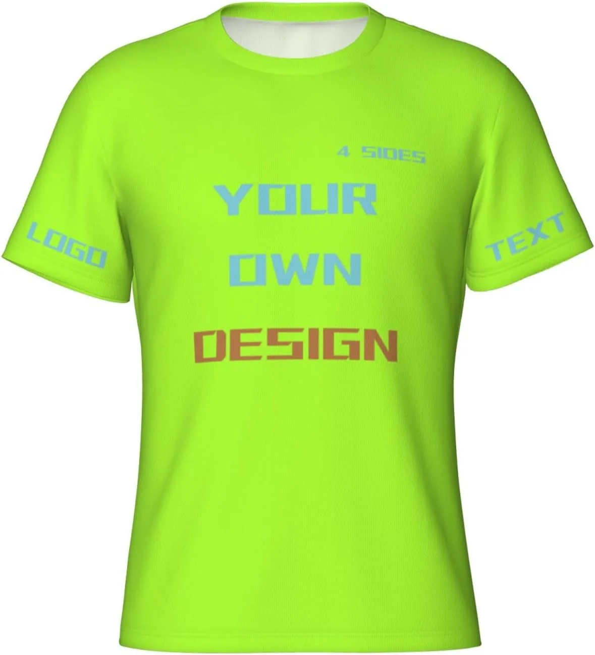 

Футболка Custom с принтом на 4 сторонах