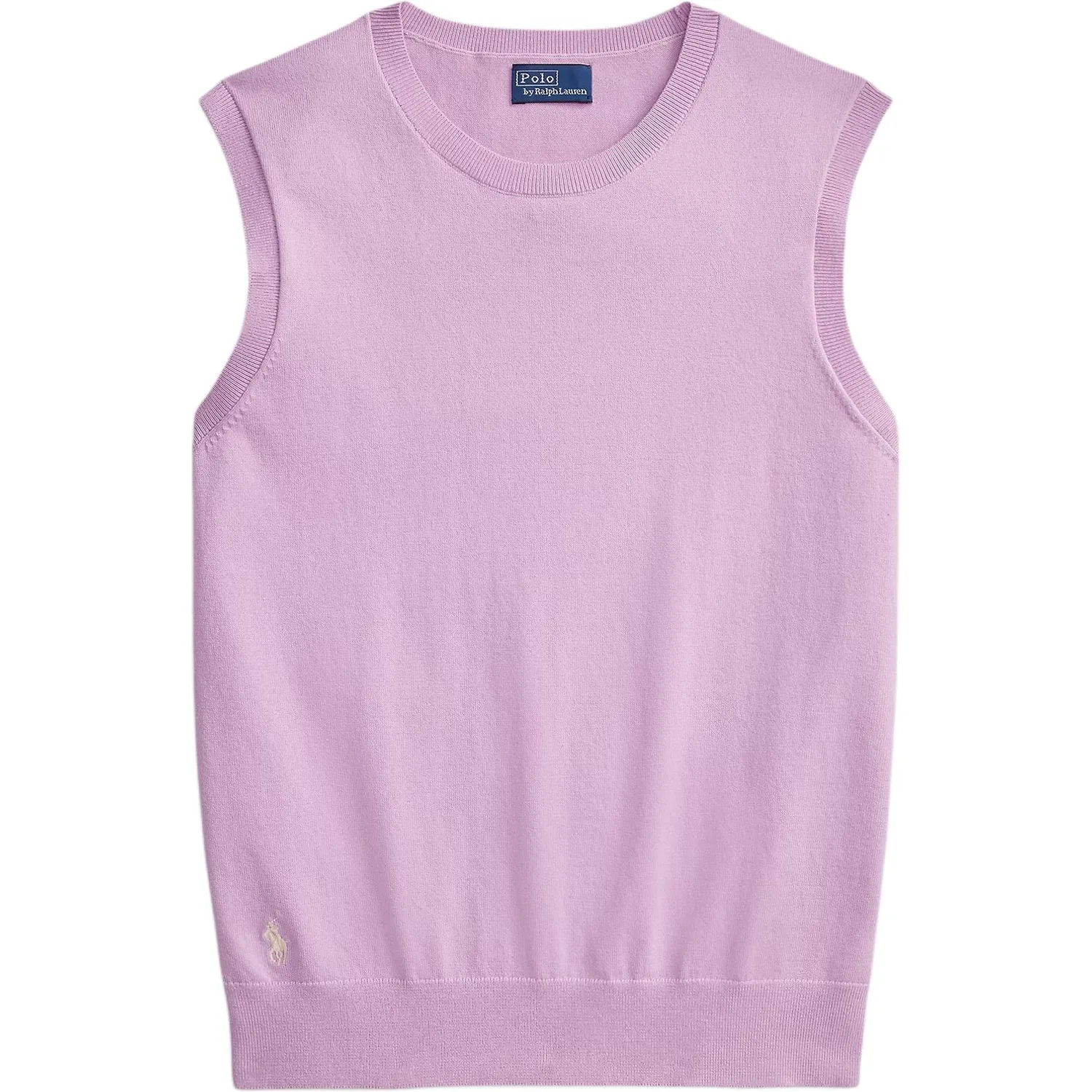 Polo Ralph Lauren Футболка SS26 прямого кроя женская мягкого сиреневого цвета