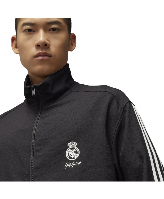 Черная спортивная куртка "Реал Мадрид" Adidas, черный — фото 2