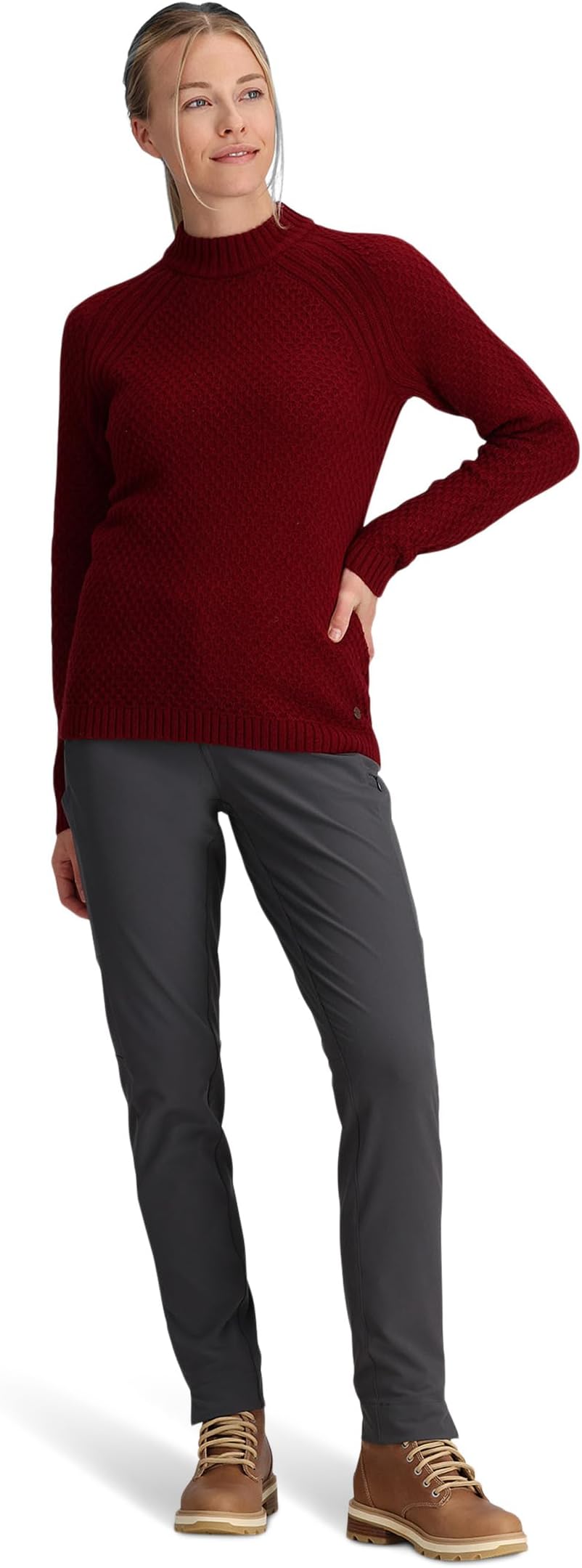 

Свитер Westlands Mock Neck Royal Robbins, цвет Syrah