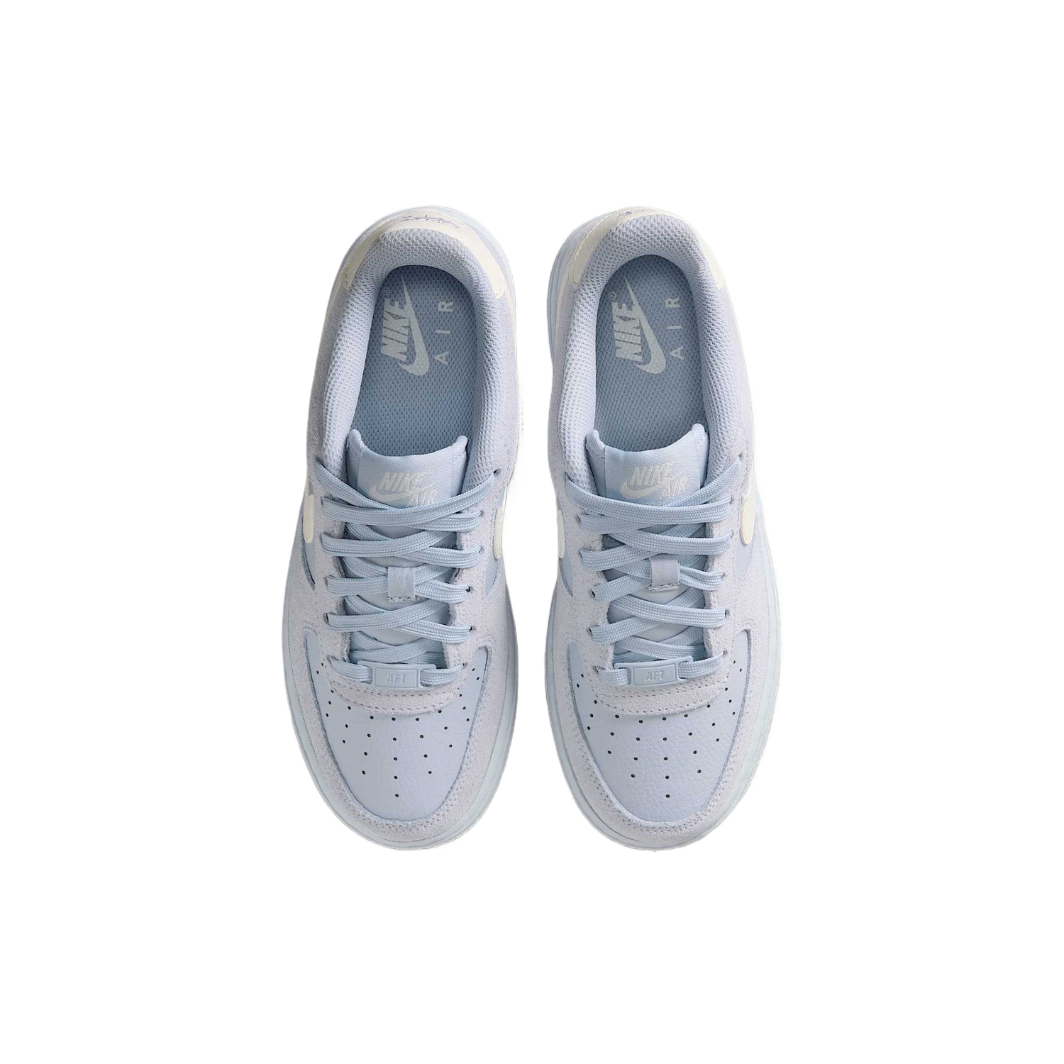 Кроссовки для скейтбординга Air Force 1 Lv8 Low Top унисекс детские Nike, белый — фото 4