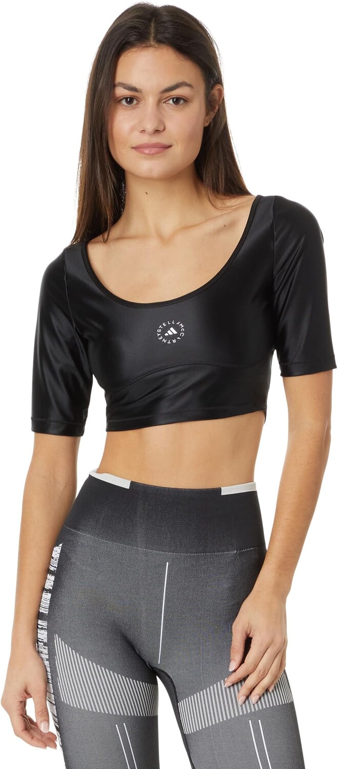 

Топ Adidas Crop Top IN3654, черный
