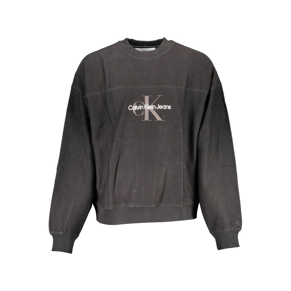 

Черный хлопковый свитер Calvin Klein