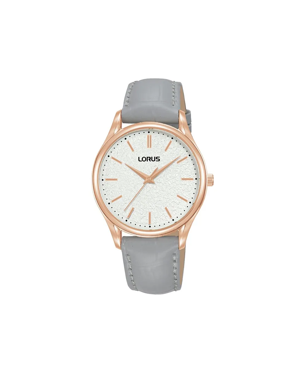 

Женские часы Woman RG224WX9 с кожаным и серым ремешком Lorus, серый