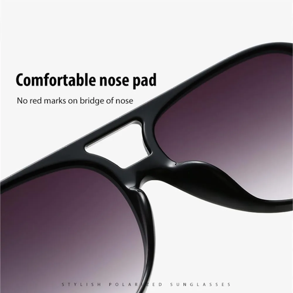 

Уникальные синие солнцезащитные очки для женщин, большие, модные, винтажные, с леопардовым принтом, желтые солнцезащитные очки, трендовые оттенки MTZJH, Full Black