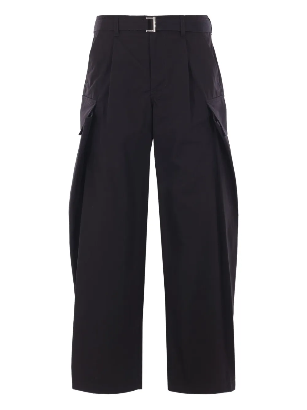 

Широкие брюки с поясом SACAI, черный