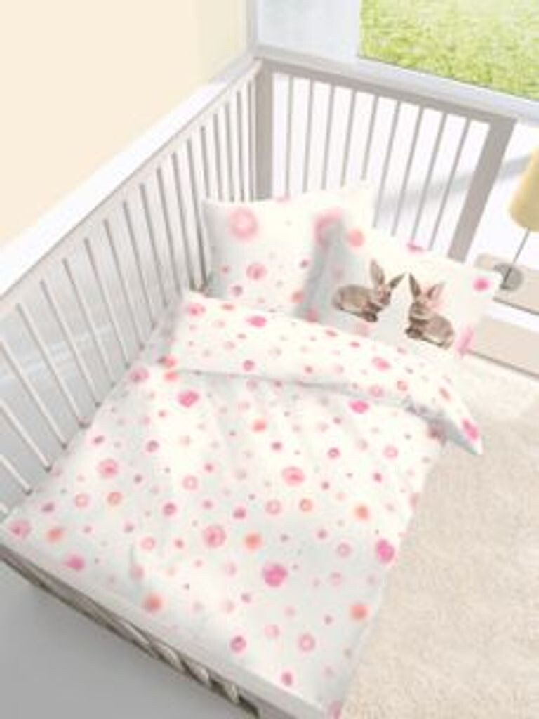 

Постельное белье Baby Fein Beaver с зайчиком 100х135+40х60 см DOBNIG