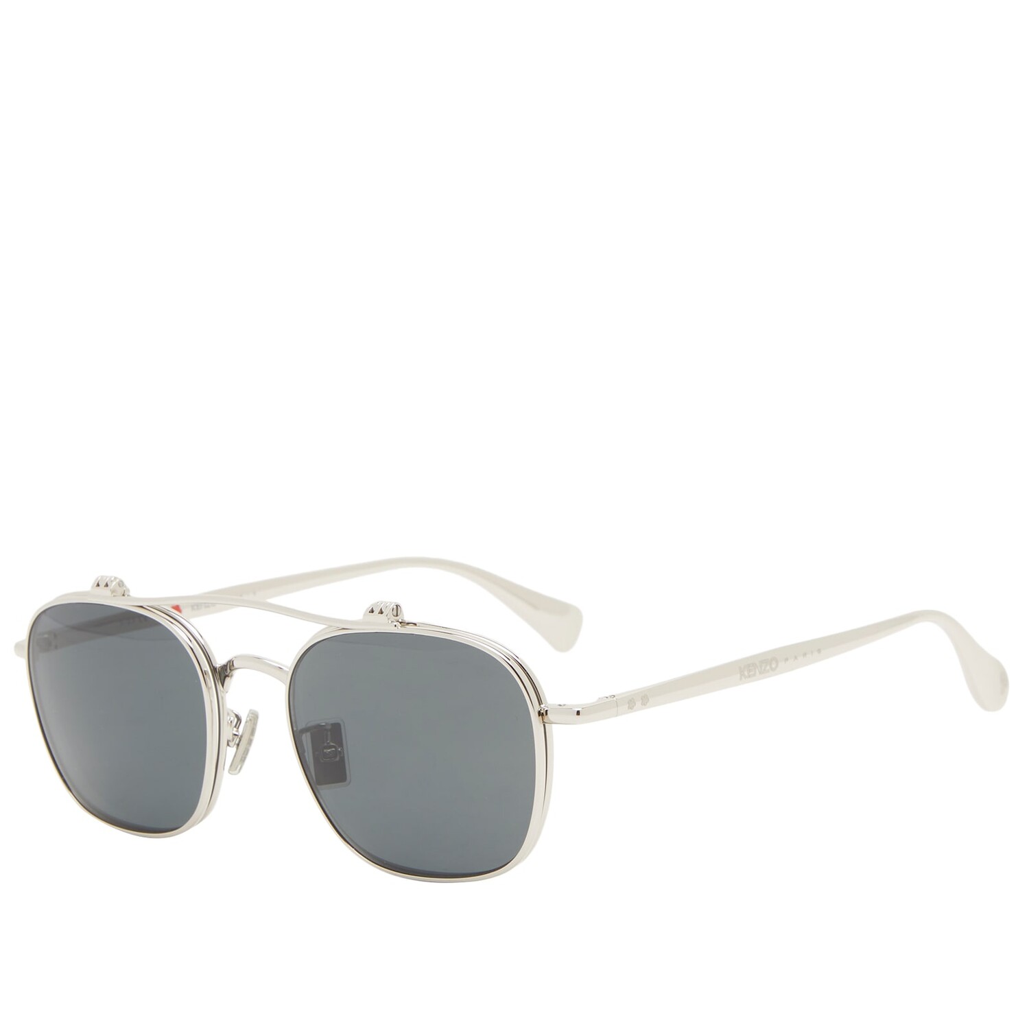 

Солнцезащитные очки Kenzo Kz40188U Sunglasses, цвет Shiny Palladium & Green
