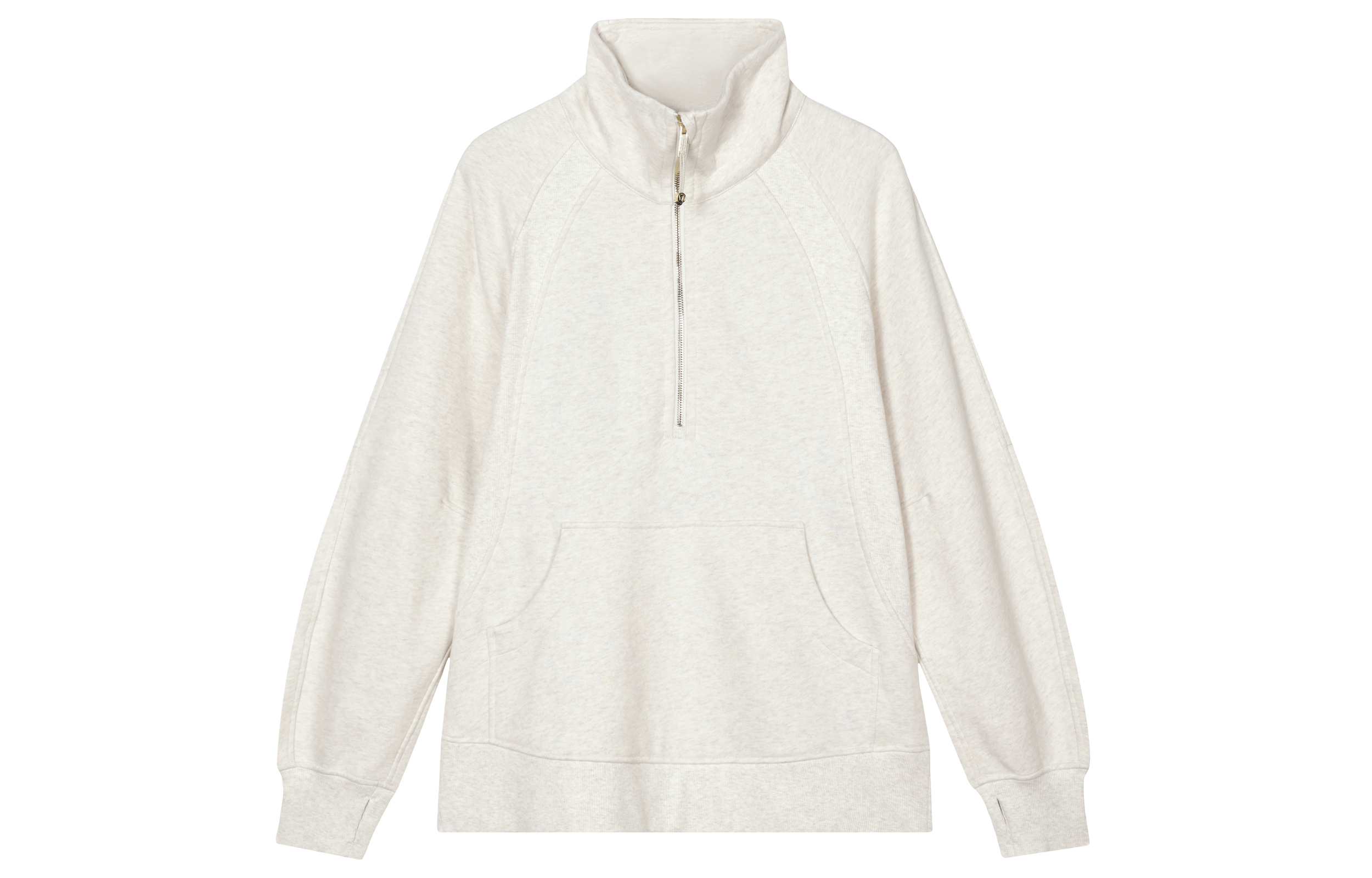 

Женская толстовка Scuba Series Scuba Oversize, светло-серая Lululemon, Light Gray/HCUG