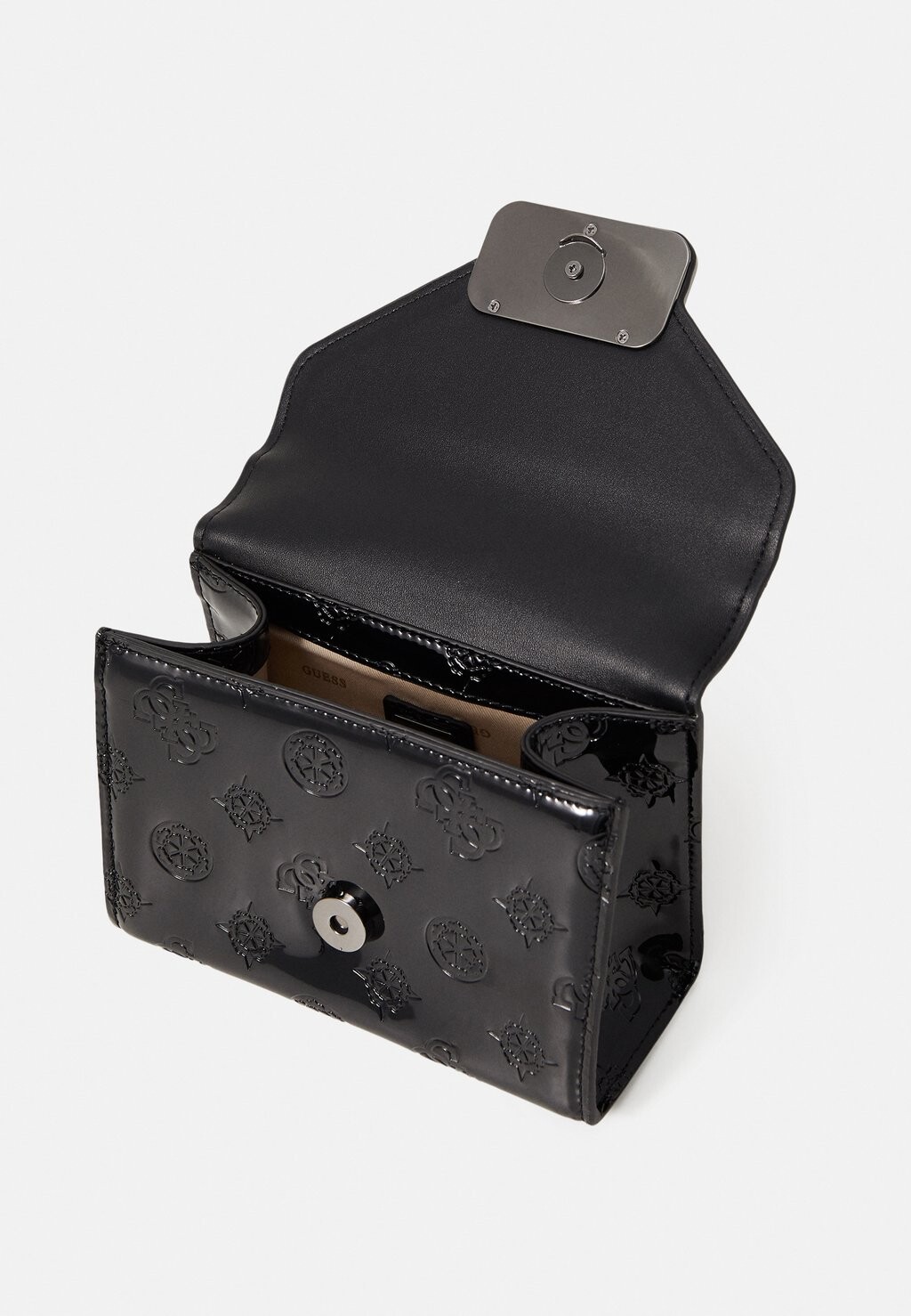 

Сумочка ZALINA MINI TOP HANDLE FLAP Guess, черный