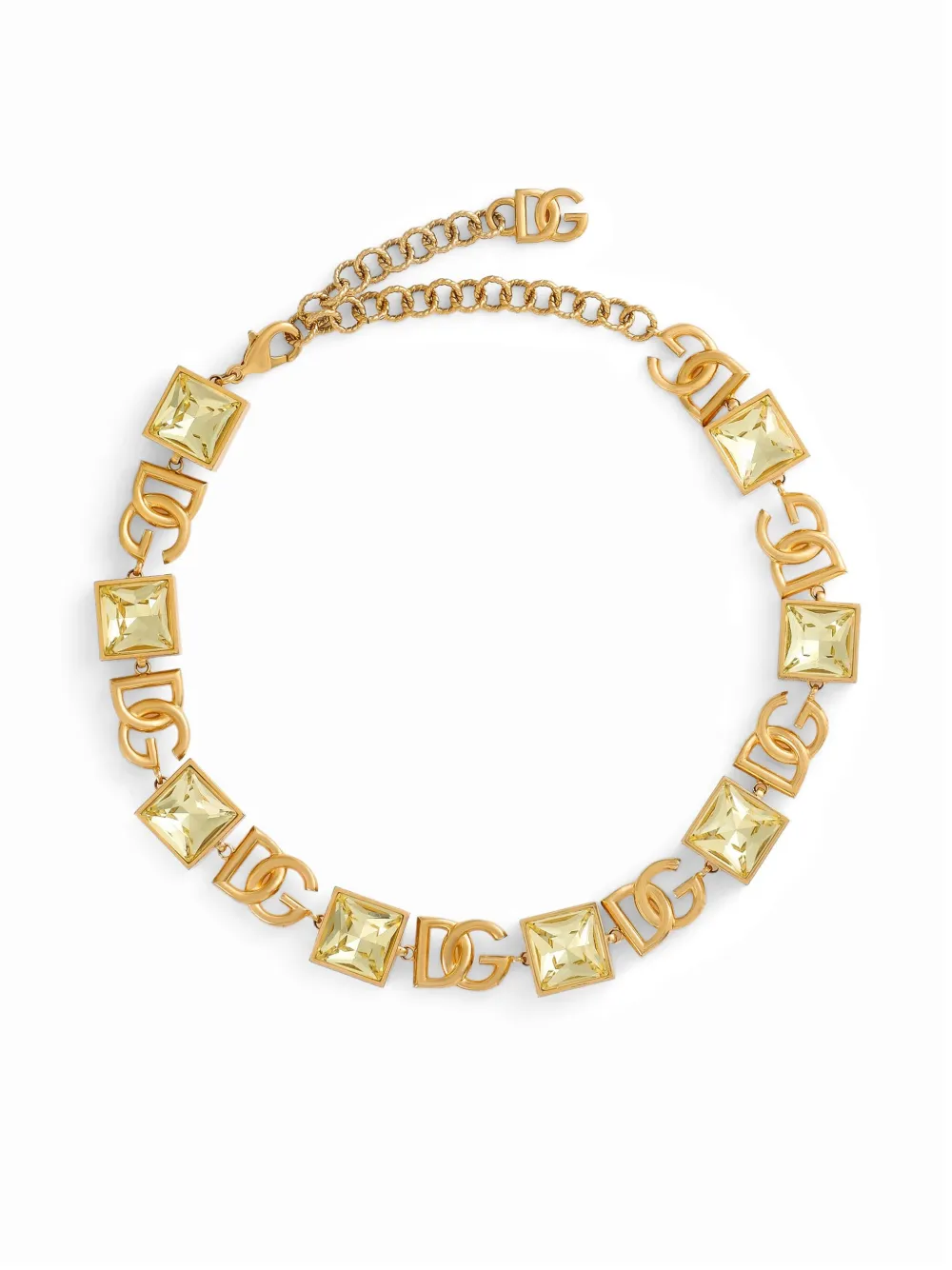 

Колье с логотипом DG DOLCE & GABBANA, золотой