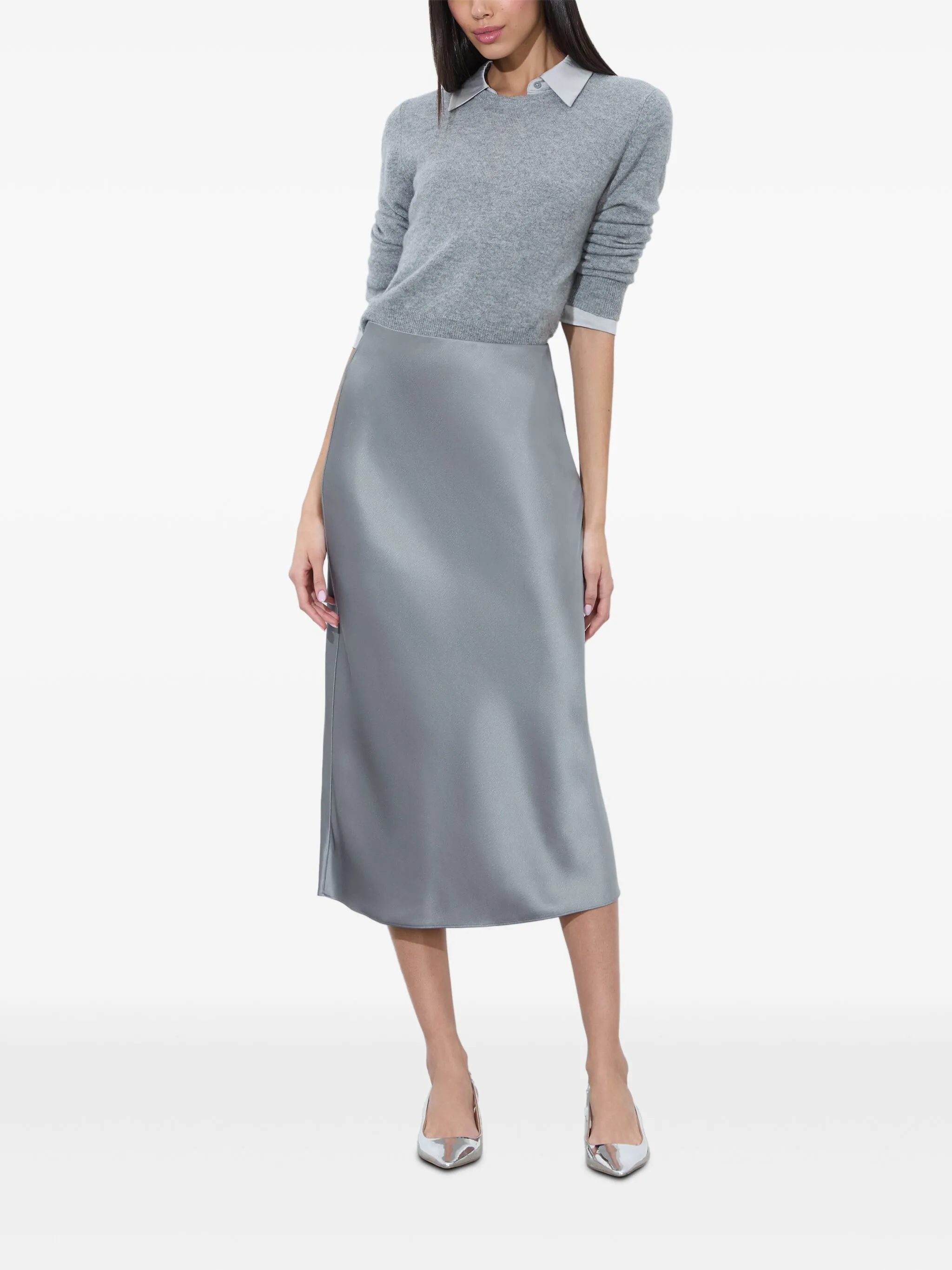 

Юбка миди Maeve Alice + Olivia, серый