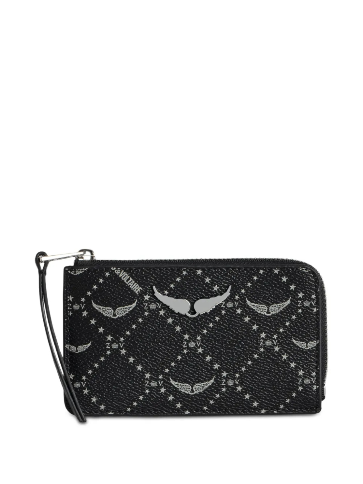 

Держатель для карт с монограммой Zadig&Voltaire, черный